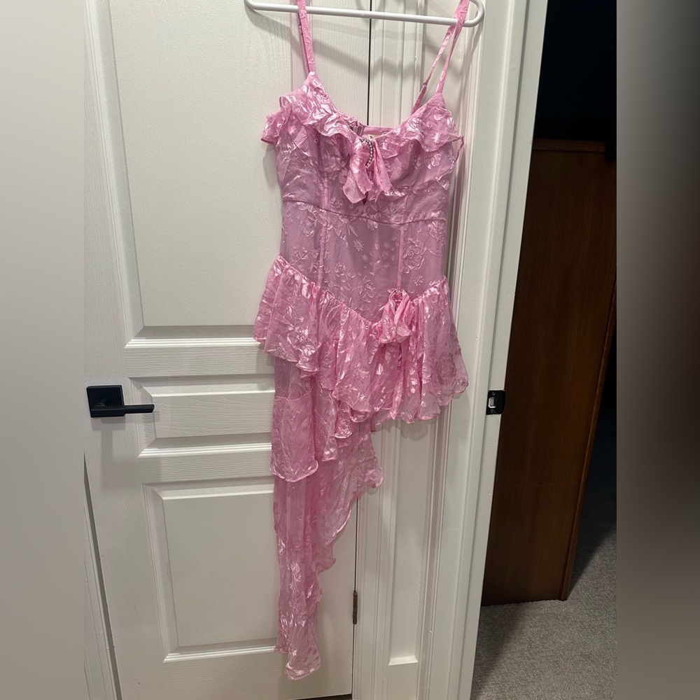 For love and lemons pink dress